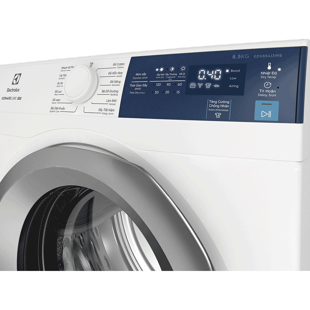 Máy Sấy Quần Áo Electrolux 8.5Kg EDV854J3WB - Ảnh 6