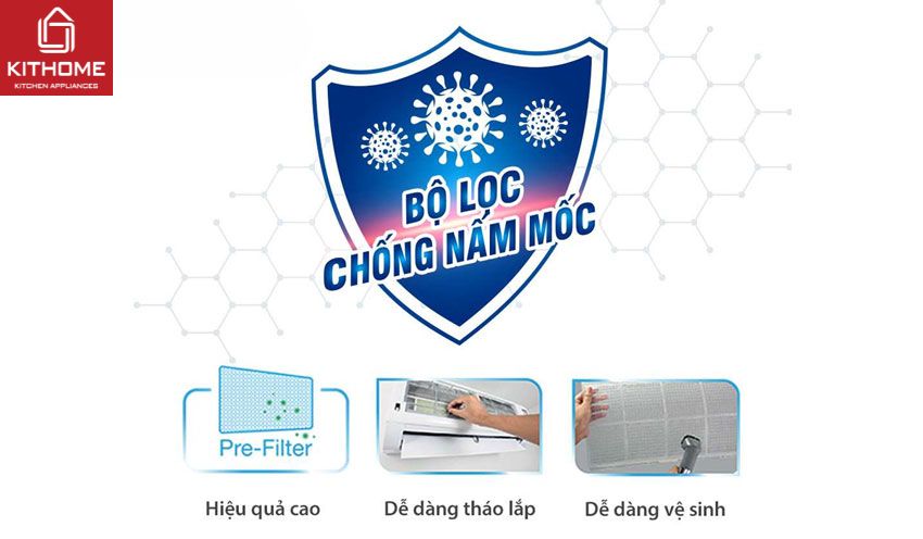 AX88 Sòng bạc phổ biến nhất Toshiba 12000btu 2 Chiều Inverter RAS-13J2KVG-V/RAS-13J2AVG-V