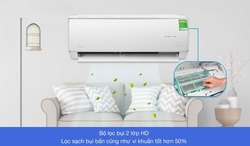 AX88 Sòng bạc phổ biến nhất Midea Inverter 9000Btu MSAF6-10CDN8
