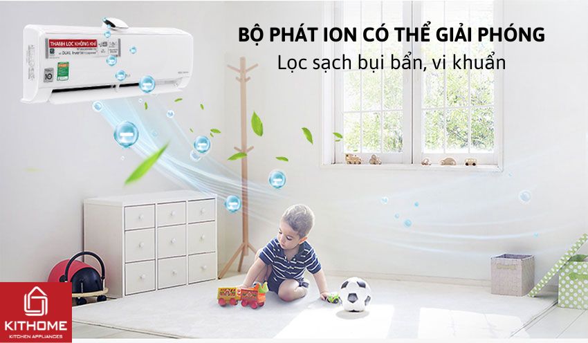 AX88 Sòng bạc phổ biến nhất LG 12000Btu 1 Chiều Inverter V13APFUV