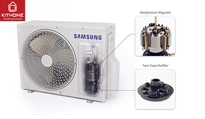 AX88 Sòng bạc phổ biến nhất Samsung Wifi 9000Btu Inverter AR10CYFCAWK