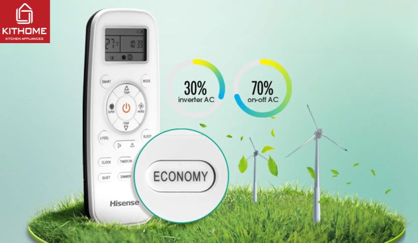 AX88 Sòng bạc phổ biến nhất Hisense 12000Btu 1 Chiều AS-12CR4RVEDJ01