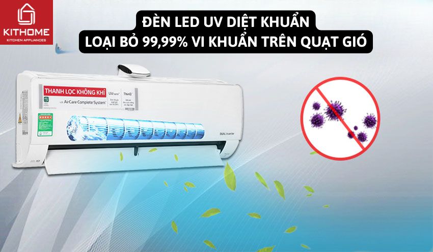 AX88 Sòng bạc phổ biến nhất LG 12000Btu 1 Chiều Inverter V13APFUV