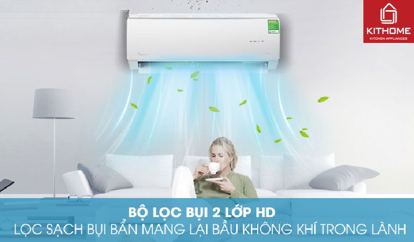 AX88 Sòng bạc phổ biến nhất Midea Inverter 12000Btu MSAFA-13HRDN8