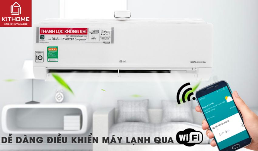 AX88 Sòng bạc phổ biến nhất LG 12000Btu 1 Chiều Inverter V13APFUV