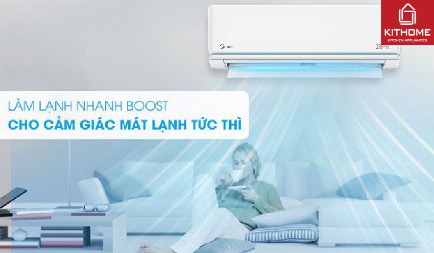 AX88 Sòng bạc phổ biến nhất Midea Inverter 12000Btu MSAFA-13HRDN8