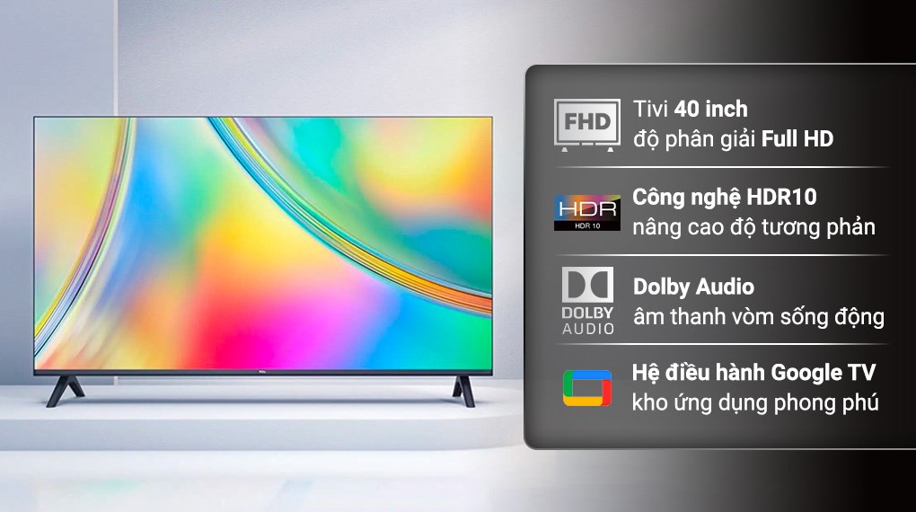 Google Tivi TCL Full HD 40 Inch 40S5400