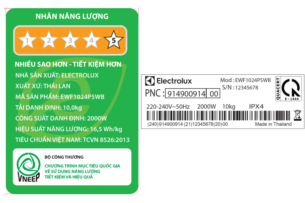 Ax88.com link không chặn Electrolux Inverter 10Kg EWF1024P5WB - Ảnh 7