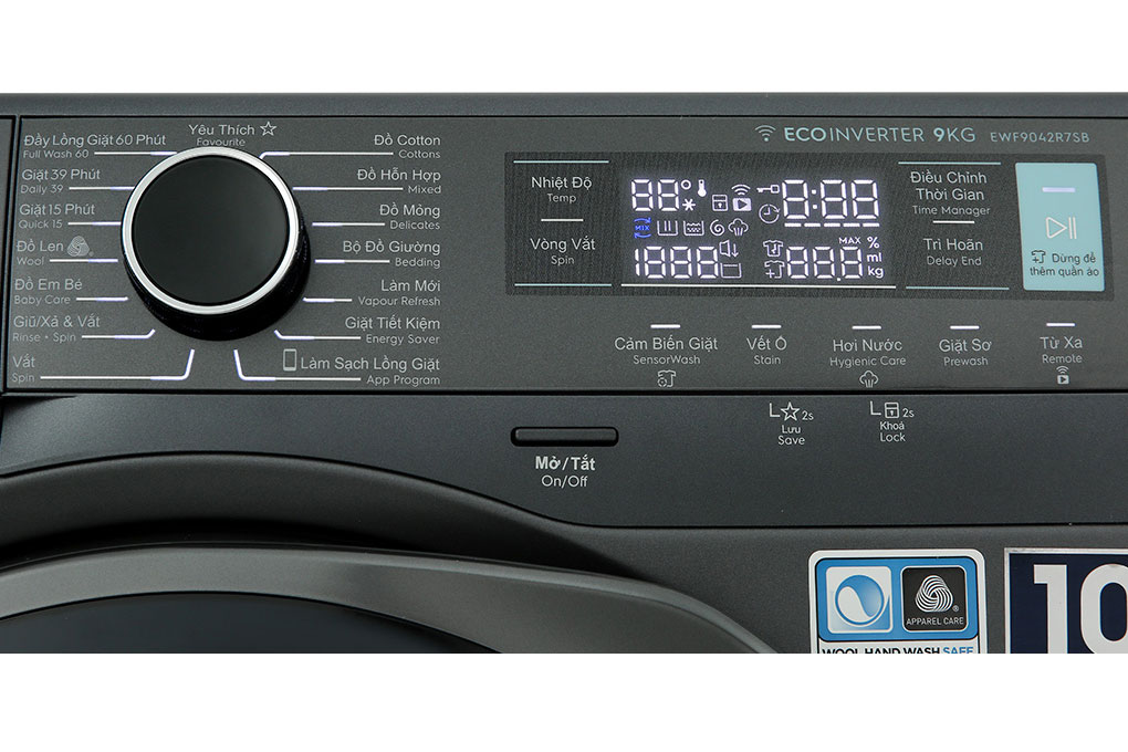 Ax88.com link không chặn Electrolux Inverter 9Kg EWF9042R7SB - Ảnh 11