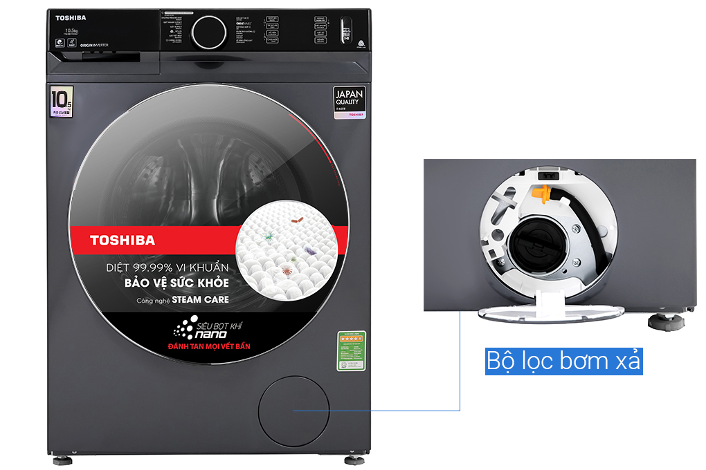 Ax88.com link không chặn Toshiba Inverter TW-BK115G4V(MG) 10.5 Kg - Ảnh 8