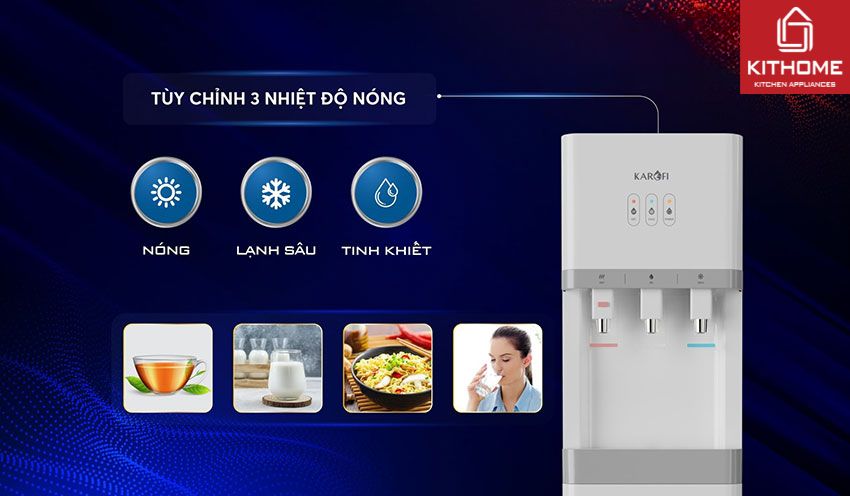 Ax881 cá cược trực tuyến Nóng Lạnh Karofi HCV208RO