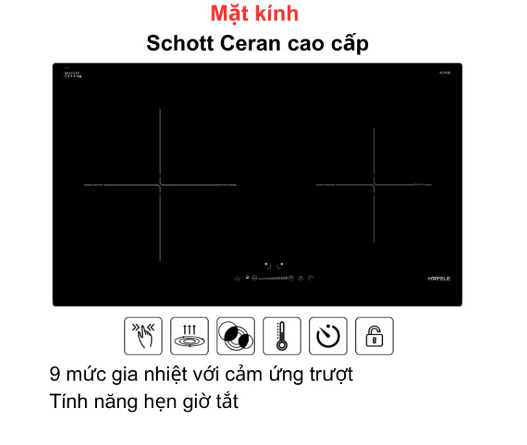 Bếp Từ Đôi Hafele HC-I752B - Ảnh 3