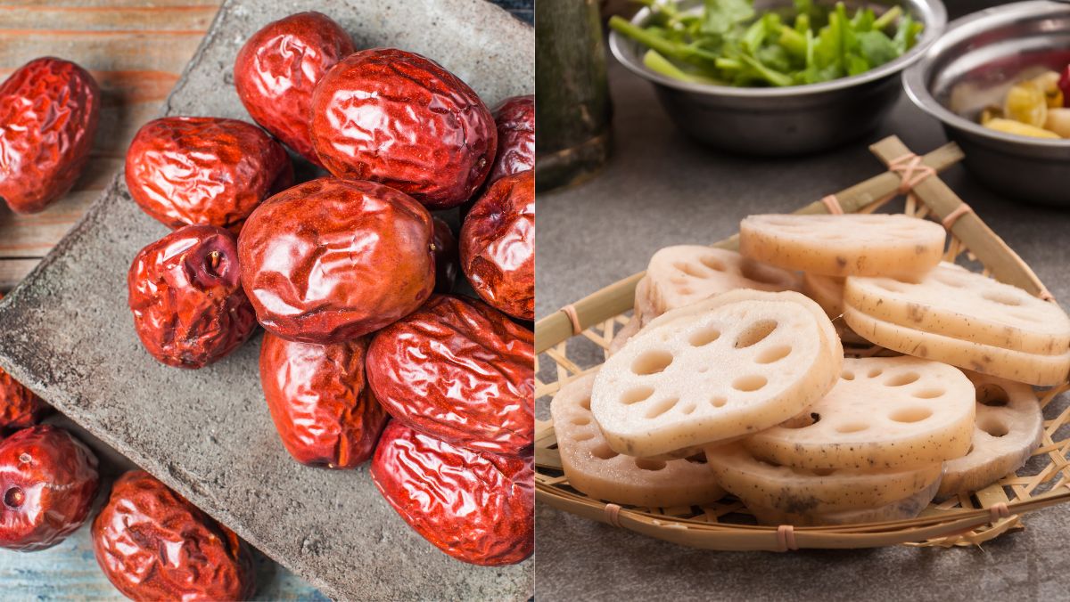 Cách nấu canh củ sen táo đỏ Cách nấu canh củ sen táo đỏ