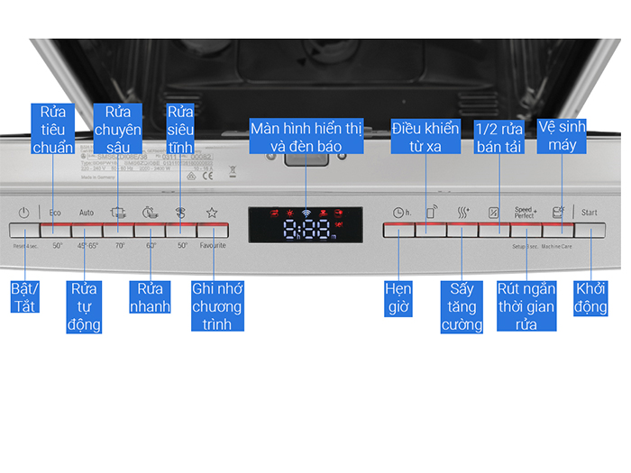 Máy Rửa Bát Bosch SMS6ZDI08E 13 Bộ Series 6 - Ảnh 13