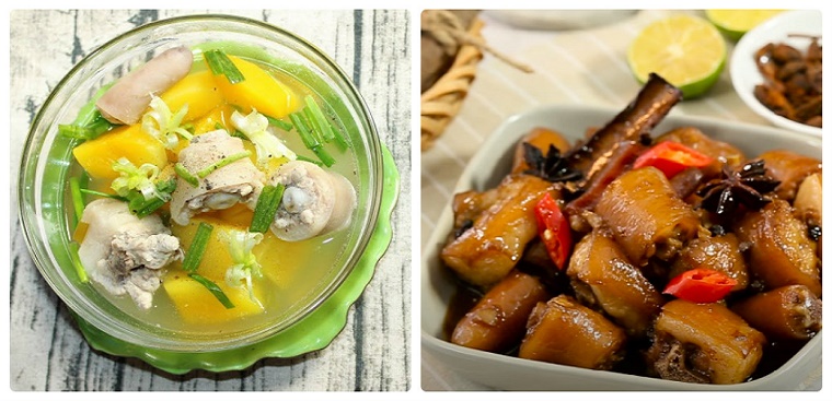2 cách làm đuôi heo hầm đu đủ và hầm bia thơm ngon, bổ dưỡng