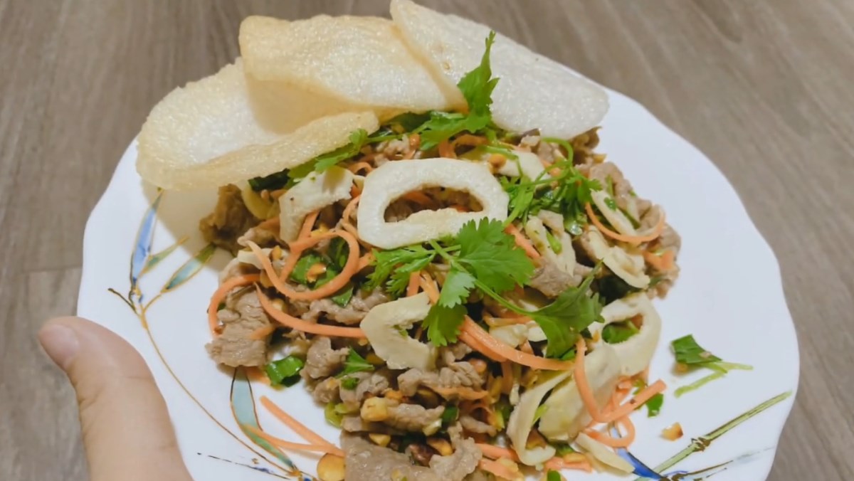 Gỏi trái vả bắp bò Gỏi trái vả bắp bò