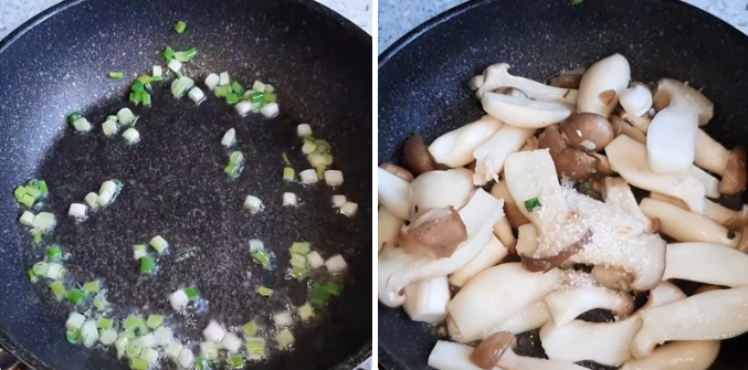 Xào nấm