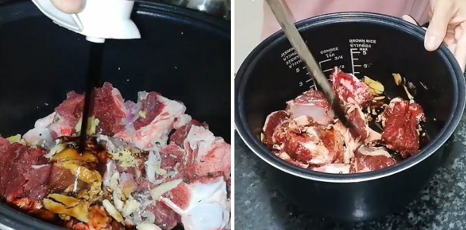 Ướp sườn bò