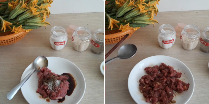 Ướp thịt bò