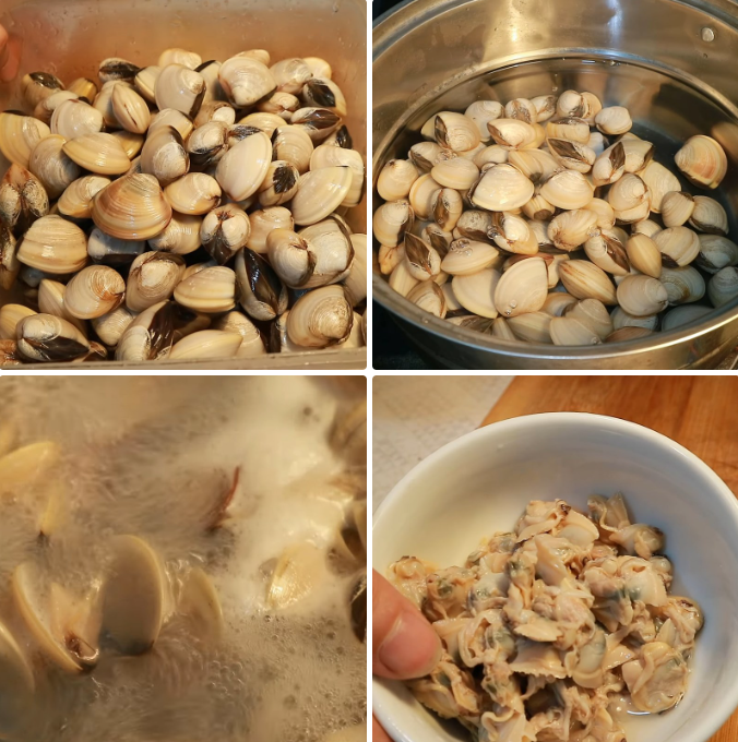 Sơ chế ngao