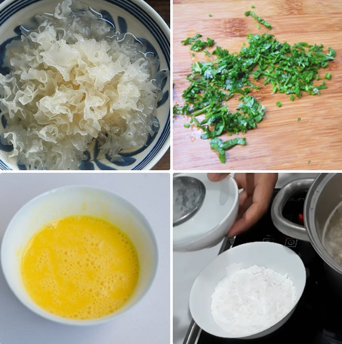 Sơ chế các nguyên lieu khác