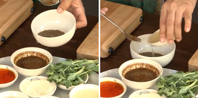Pha nước chấm tương bần
