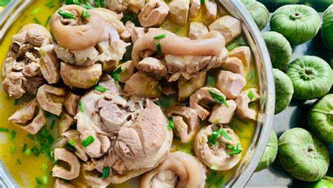Trái vả hầm móng giò