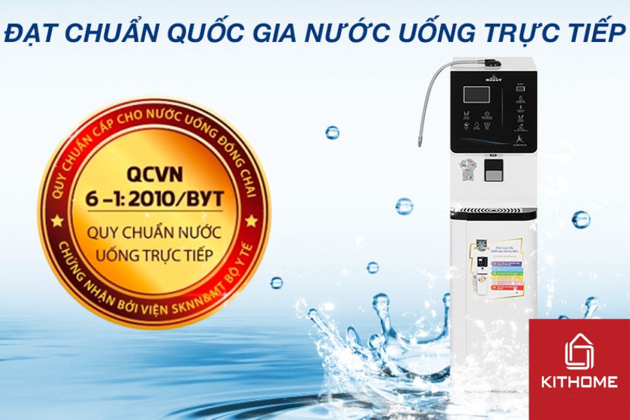 Máy lọc nước điện giải ion kiềm nóng nguội lạnh ROBOT IonKing 511X 6 lõi 5 tấm điện cực