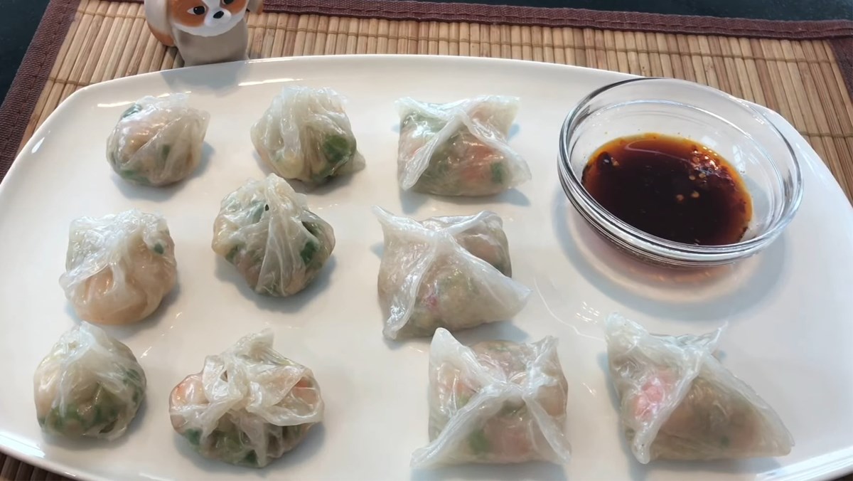 Cách làm há cảo bằng bánh tráng siêu nhanh thơm ngon dễ làm