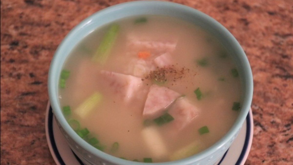 Cháo khoai môn