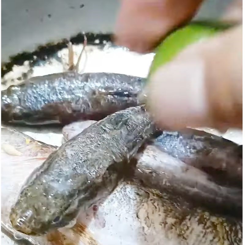 canh-chua-ca-bong-tuong Bước 1 Sơ chế cá bống tượng Canh chua cá bống tượng
