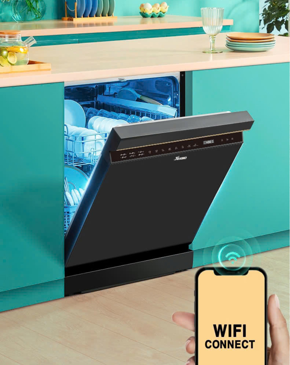 Tiện tích và an toàn Máy rửa bát sấy khí nóng Texgio TGDH795B Smart Plus