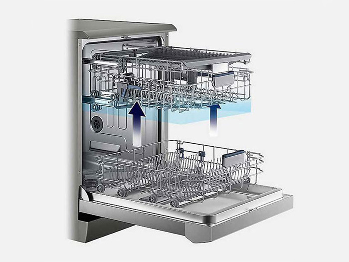 Máy rửa chén bát độc lập Texgio 15 bộ TGF3815S (Màu bạc)