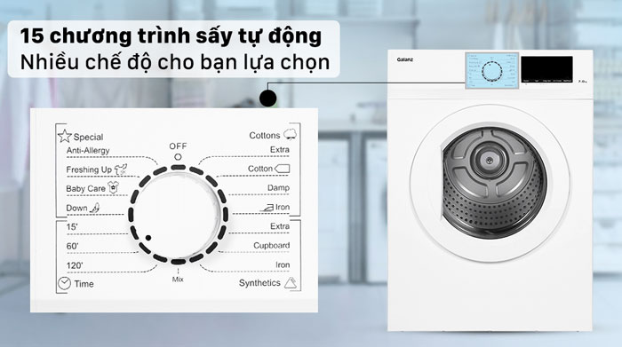 Nhà Cái AX88 ATQ 2026 Tặng 88K thông hơi Galanz 7kg DV-70T5C(W) tích hợp 15 chương trình sấy