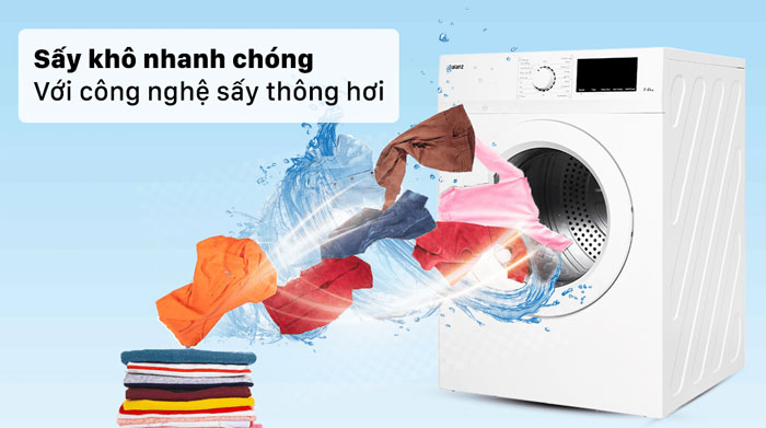 Galanz DV-70T5C(W) được trang bị công nghệ sấy thông hơi hiện đại