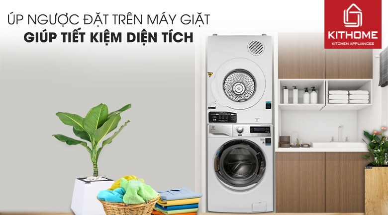 Cách để máy giặt và máy sấy chồng lên nhau -Sử dụng giá cố định Nhà Cái AX88 ATQ 2026 Tặng 88K úp ngược lên máy giặt