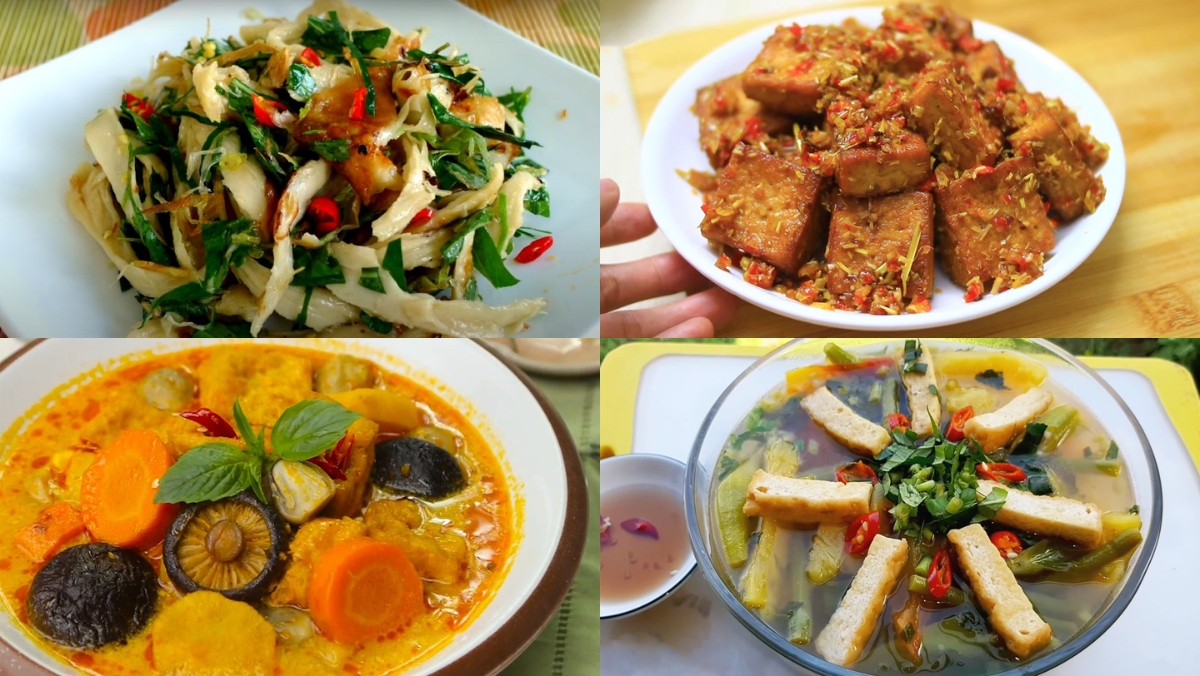 Gợi ý 5 thực đơn các món chay dễ làm Gợi ý 5 thực đơn các món chay dễ làm