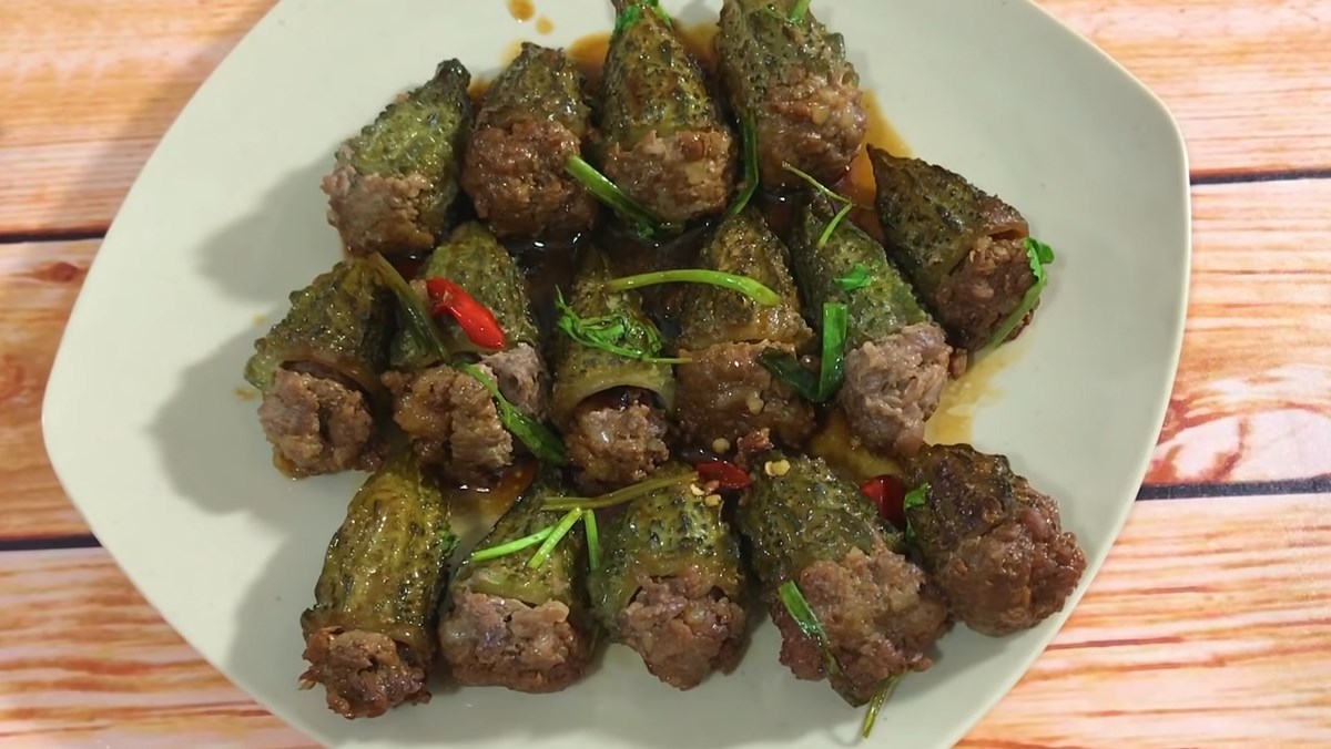 Cách làm khổ qua nhồi thịt kho nước tương ngon đậm đà dễ làm tại nhà