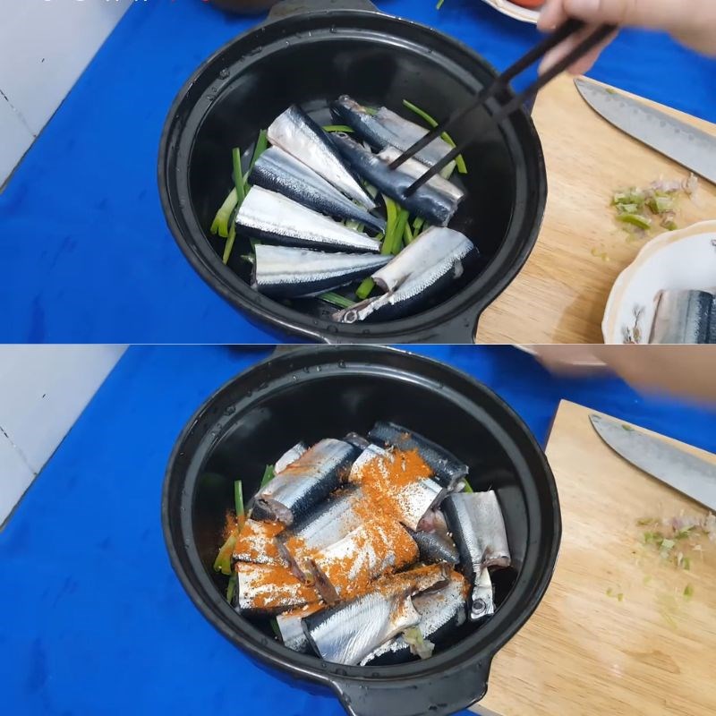Bước 2 Ướp cá thu đao Cá thu đao sốt cà Bước 2 Ướp cá thu đao Cá thu đao sốt cà
