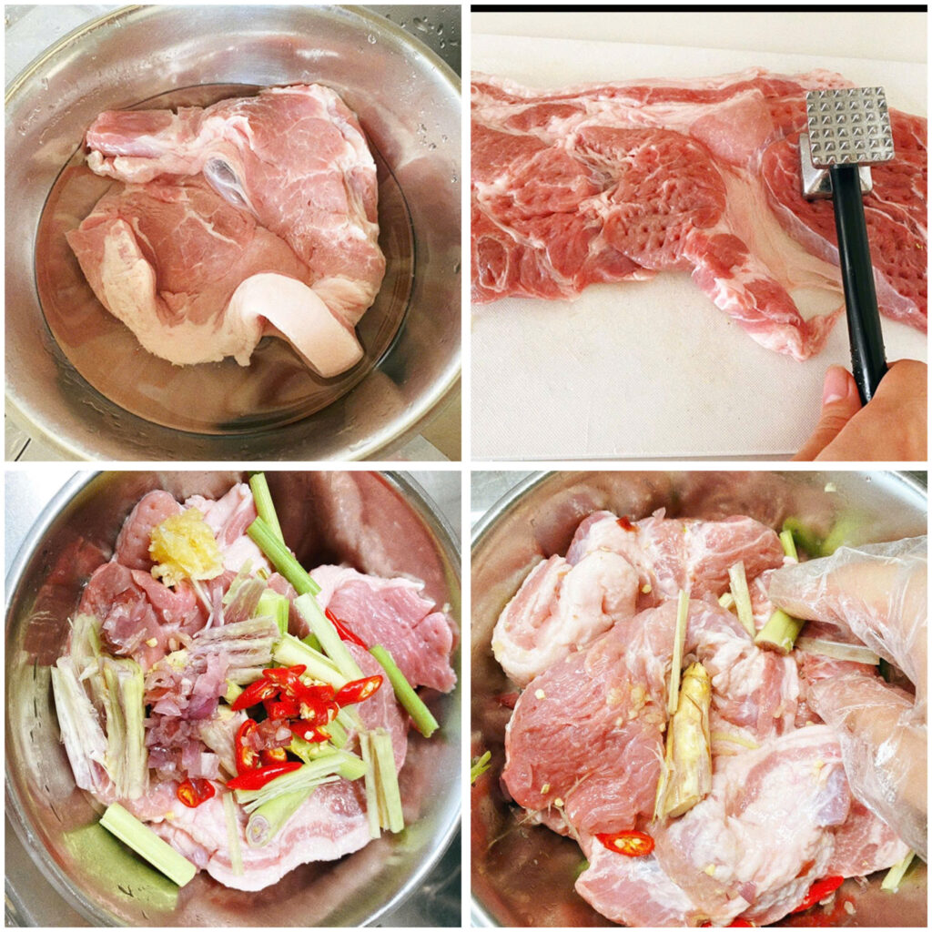 Sơ chế sườn