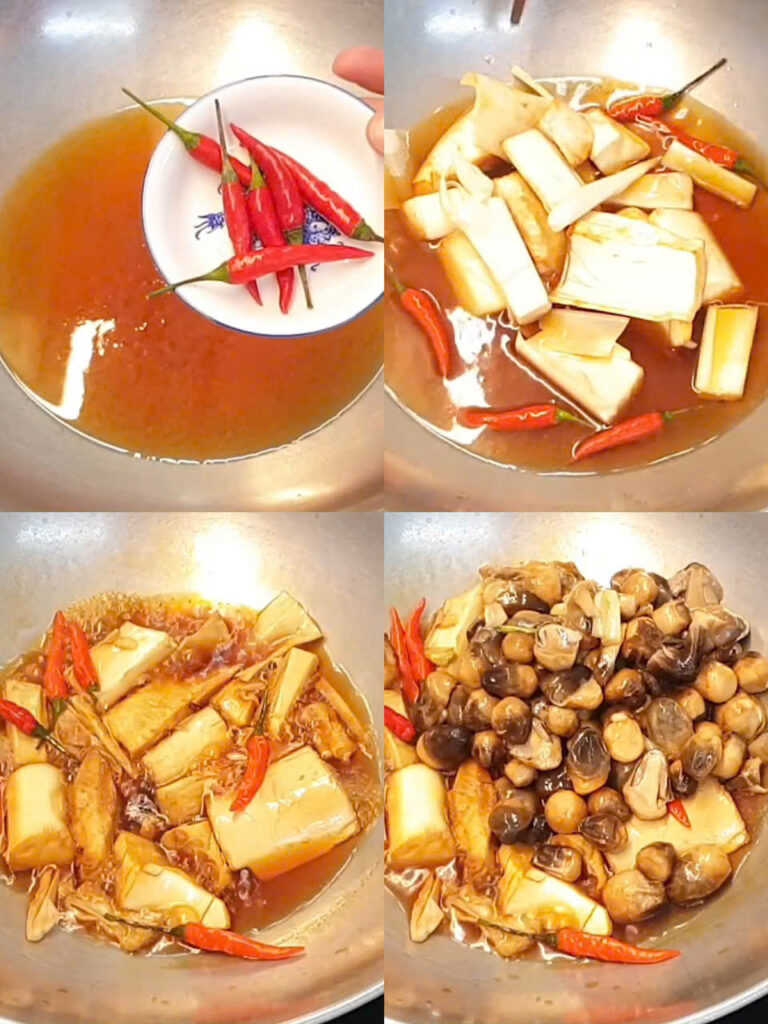 Kho củ hủ dừa Kho củ hủ dừa