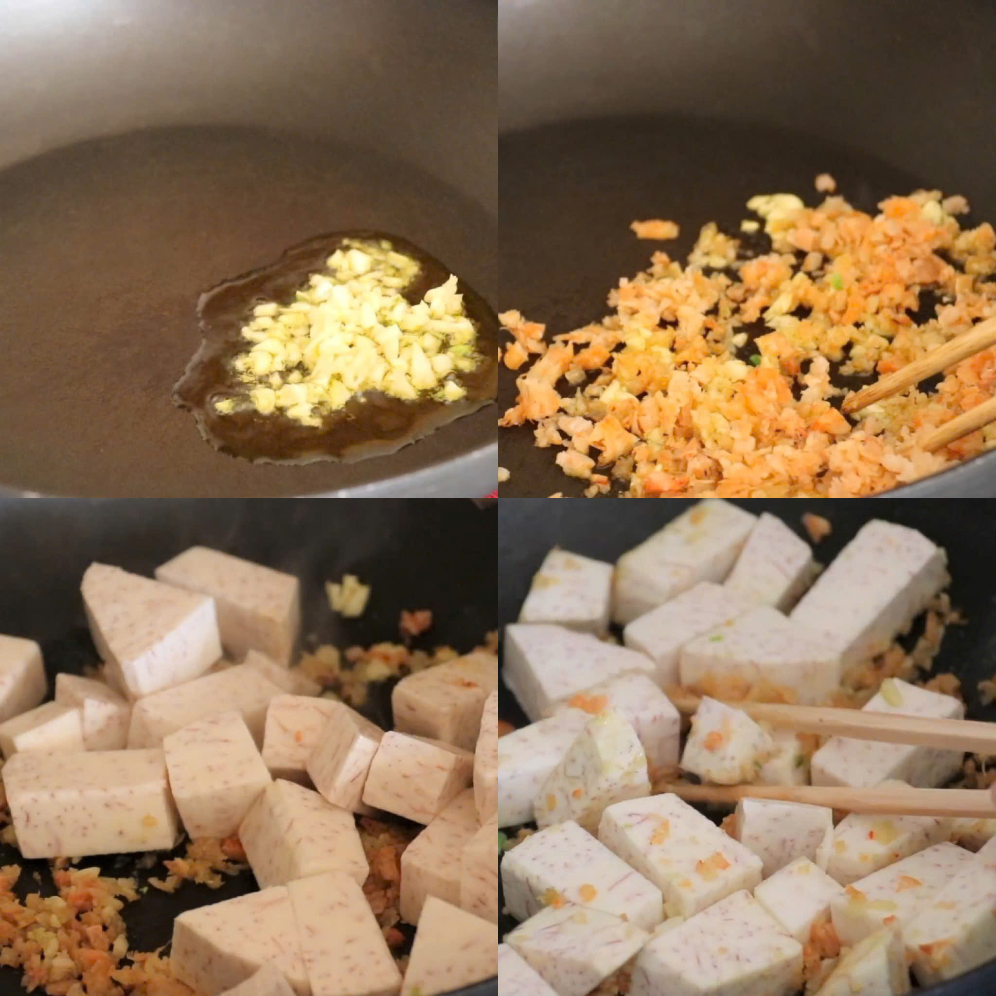 Xào khoai môn