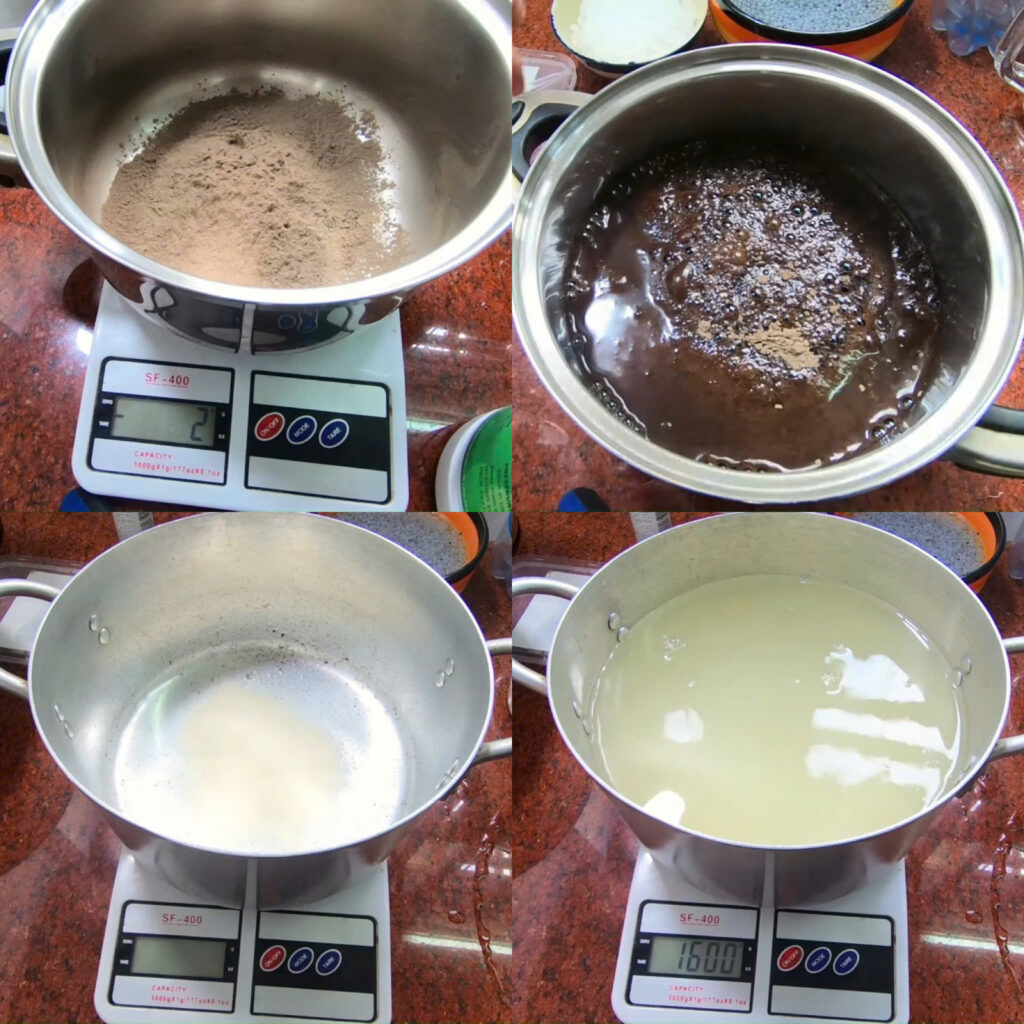 Khuấy bột sương sáo, sương sa Khuấy bột sương sáo, sương sa