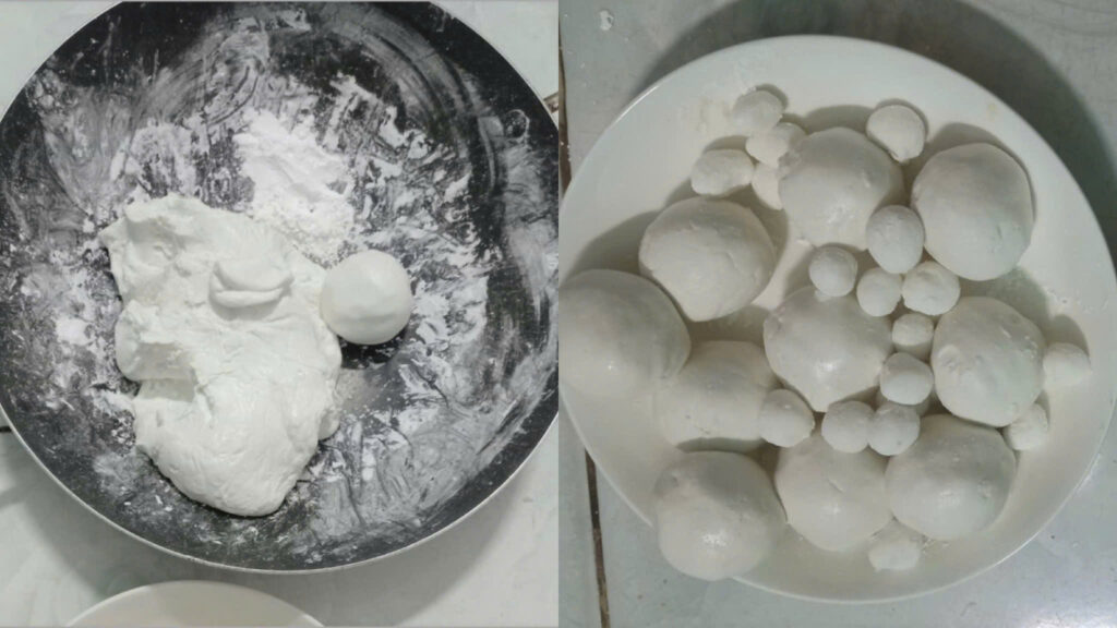 Nặn chè trôi nước