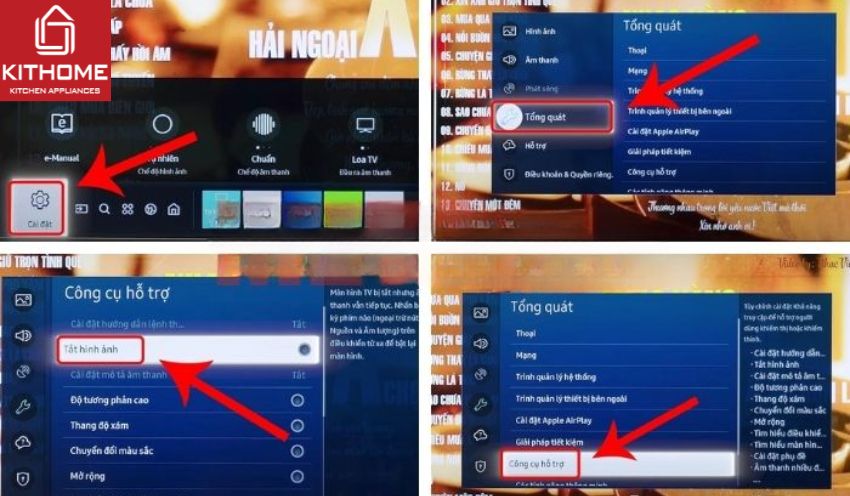 Đối với tivi Samsung từ 2020 trở đi