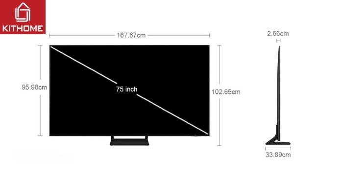 Smart tivi QLED 4K 75 inch Samsung QA75Q60BAKXXV