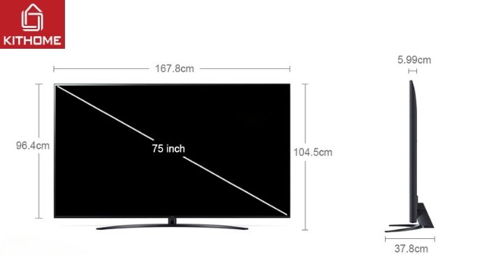 Smart tivi NanoCell LG 4K 75 inch 75NANO76SQA