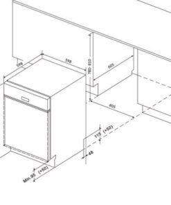Alternative view of Máy rửa bát 16 bộ Eurosun SMK82EU88G