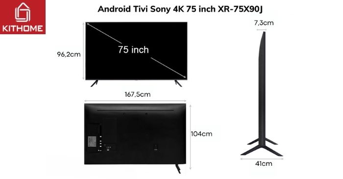 Android tivi Sony 4K 75 inch XR-75X90J