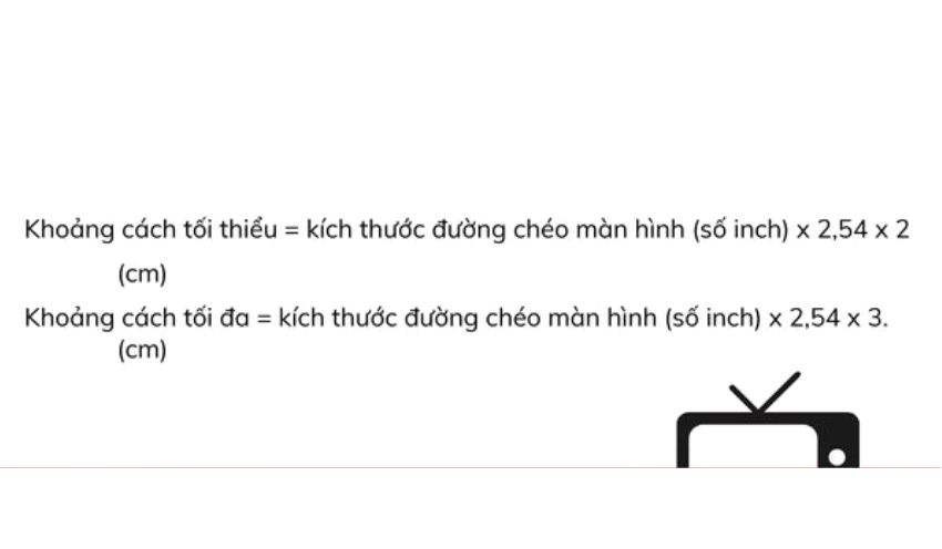 Khoảng cách từ người xem đến tivi Khoảng cách từ người xem đến tivi